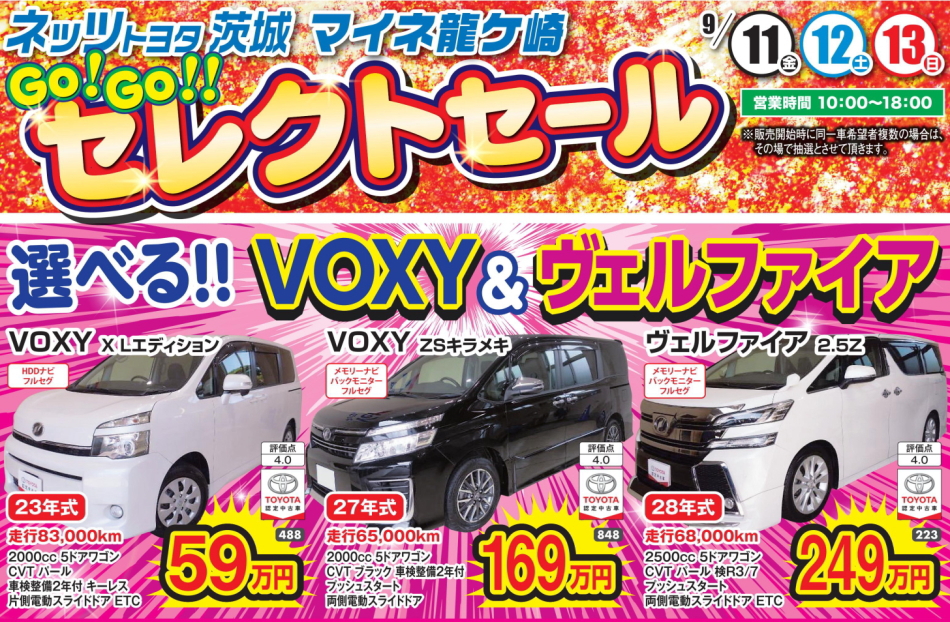 マイネ龍ケ崎Ｇｏ！Ｇｏ！！セレクトセール