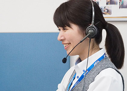 お客様センターのオペレーター
